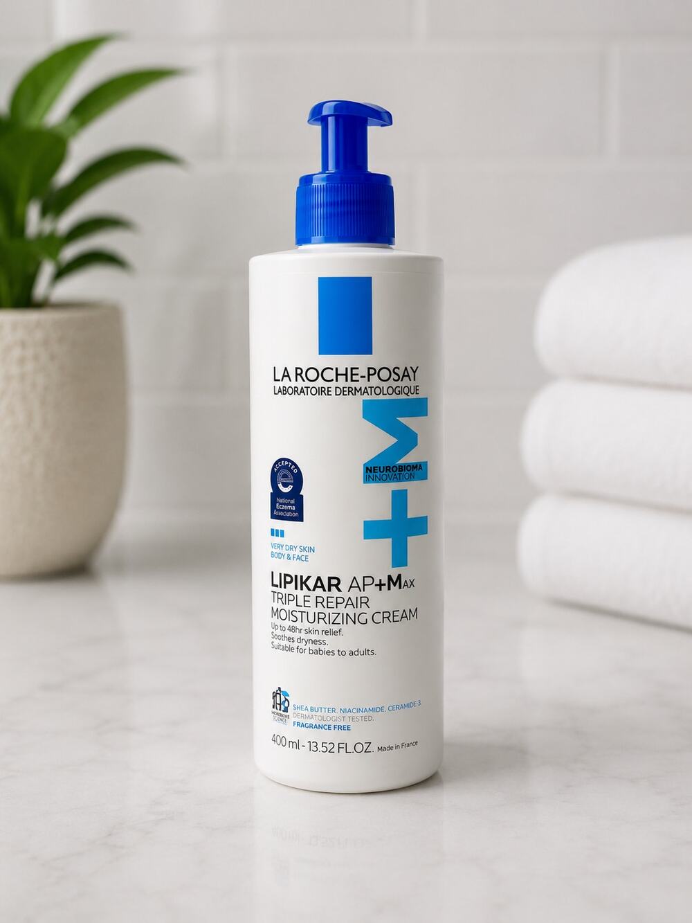 La Roche-Posay Lipikar AP+M Triple Repair Moisturizing Cream 13.52 oz New